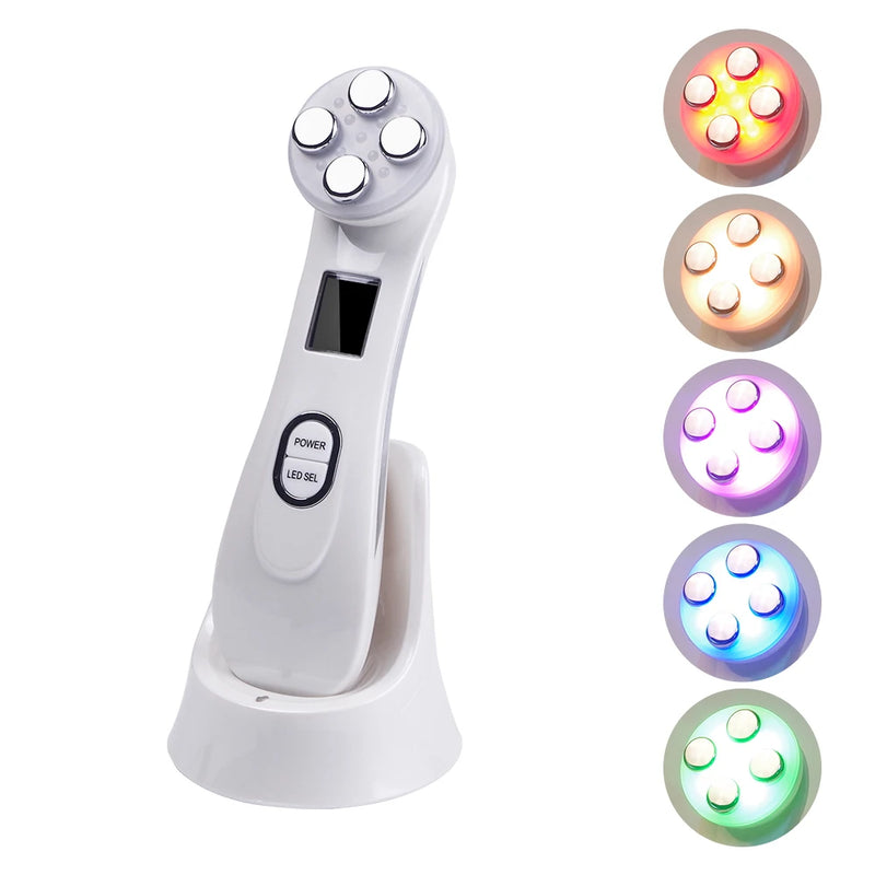 Massajador, rejuvenescedor facial EMS Micro-corrente