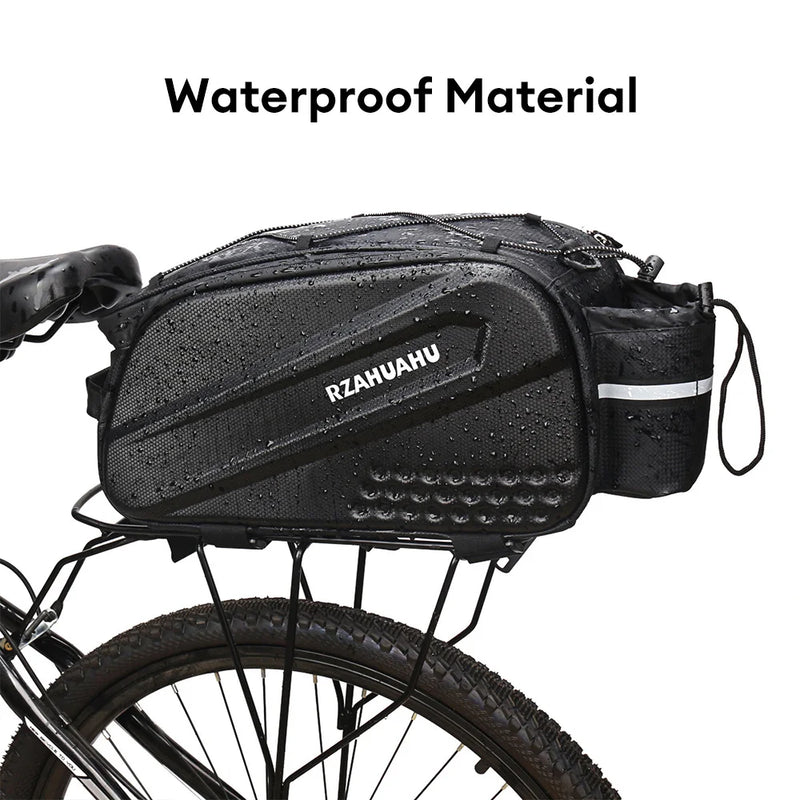 Mochila refletora impermeável para bicicleta com volume de 10 Lt