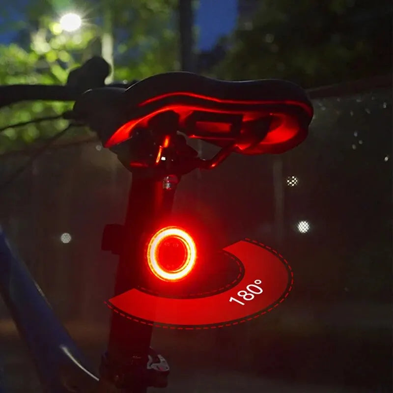 Luz traseira inteligente para bicicleta de múltiplas funcionalidades